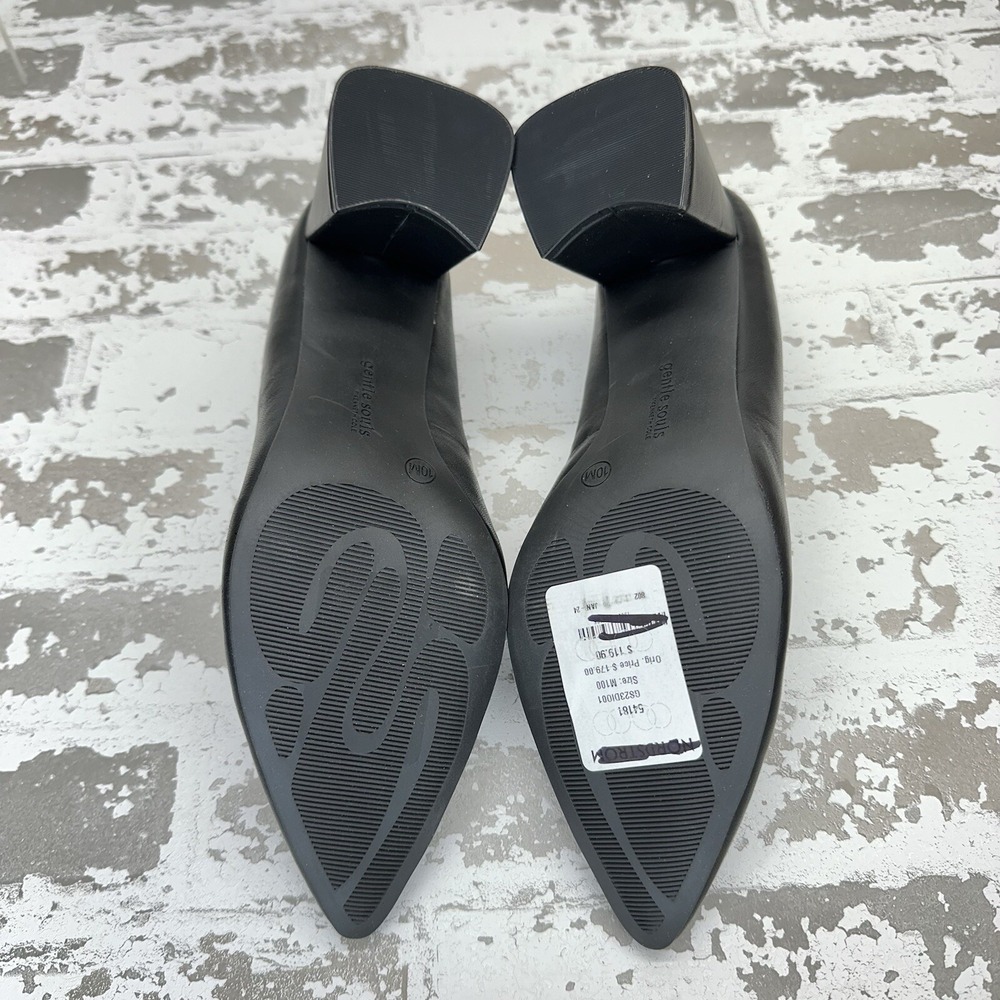 Gentle Soles by Kenneth Cole Dionne Pumps Women 10M Black Pointed Toe Block Heel - Picture 11 of 11